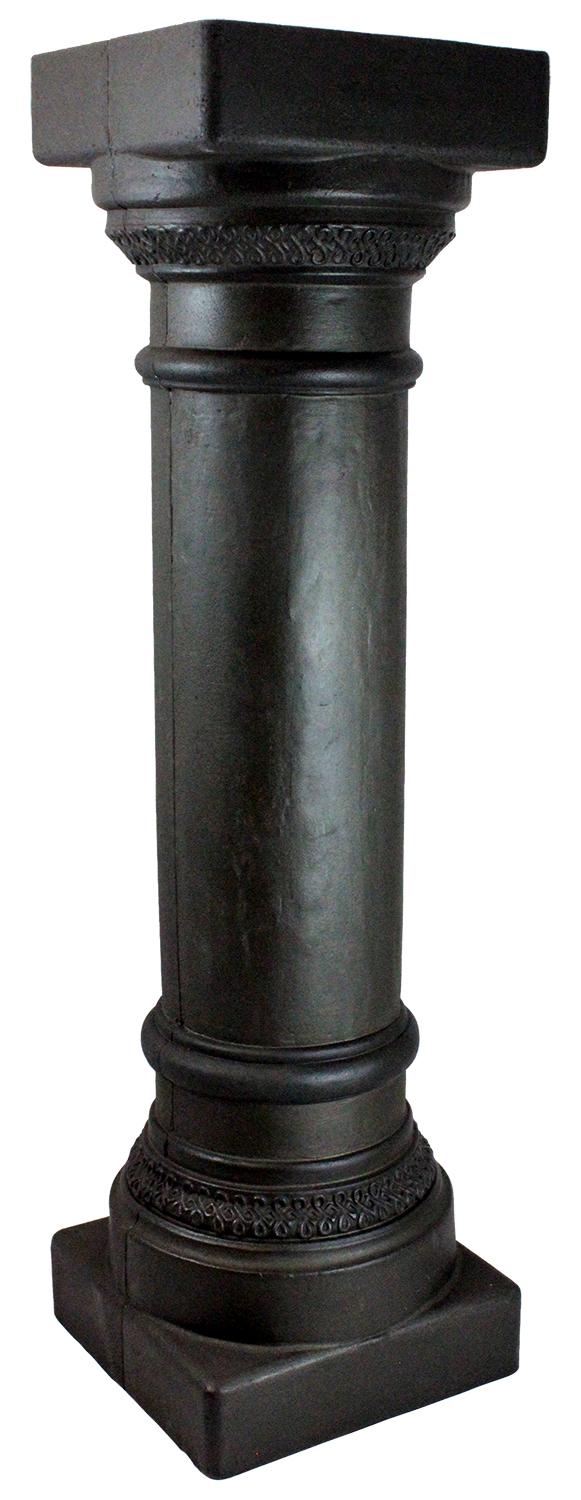 Pack of 2 Granite Colored BestNest Emsco Greek Column Pedestals 32 H 