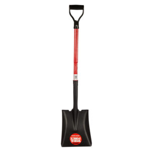 Fiberglass Square Point Shovel - Short Handle